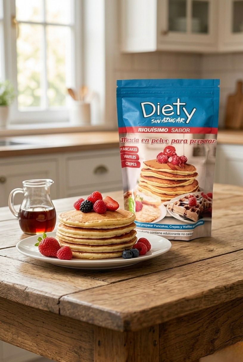 Mix para Pancakes sin azúcar añadida DIETY