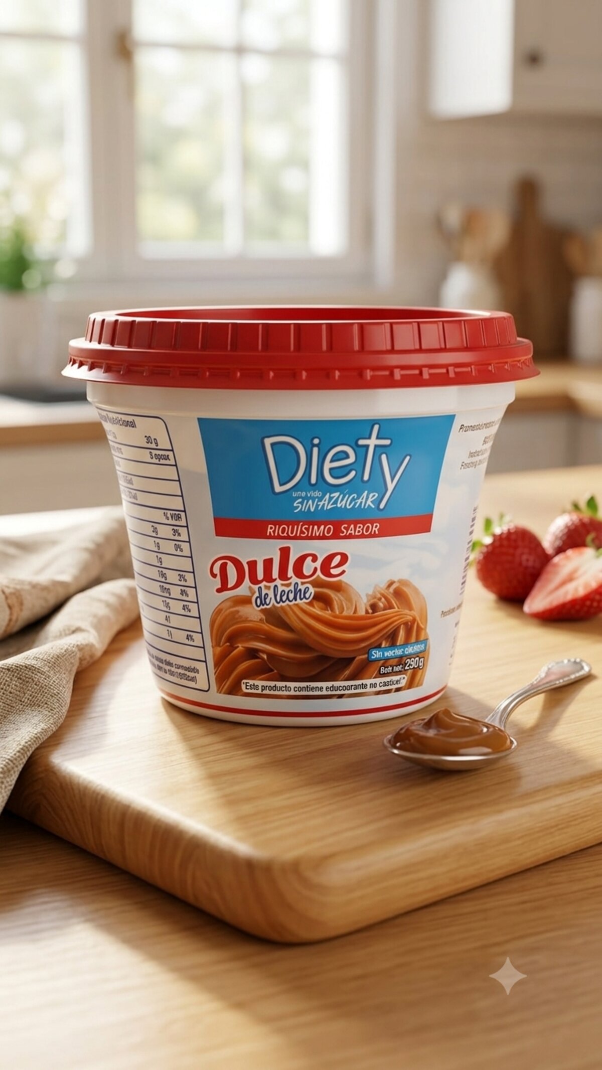 Dulce de leche sin azúcar añadida DIETY